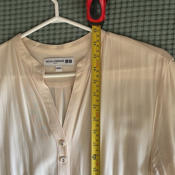 Uniqlo Ines midi dress in cream. Size XS. - Picture 6 of 6